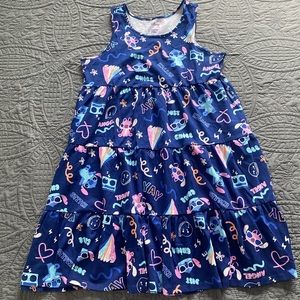 Disney Spotted Zebra Girls size XXL (14/16) Tiered Stitch Dress NWOT
